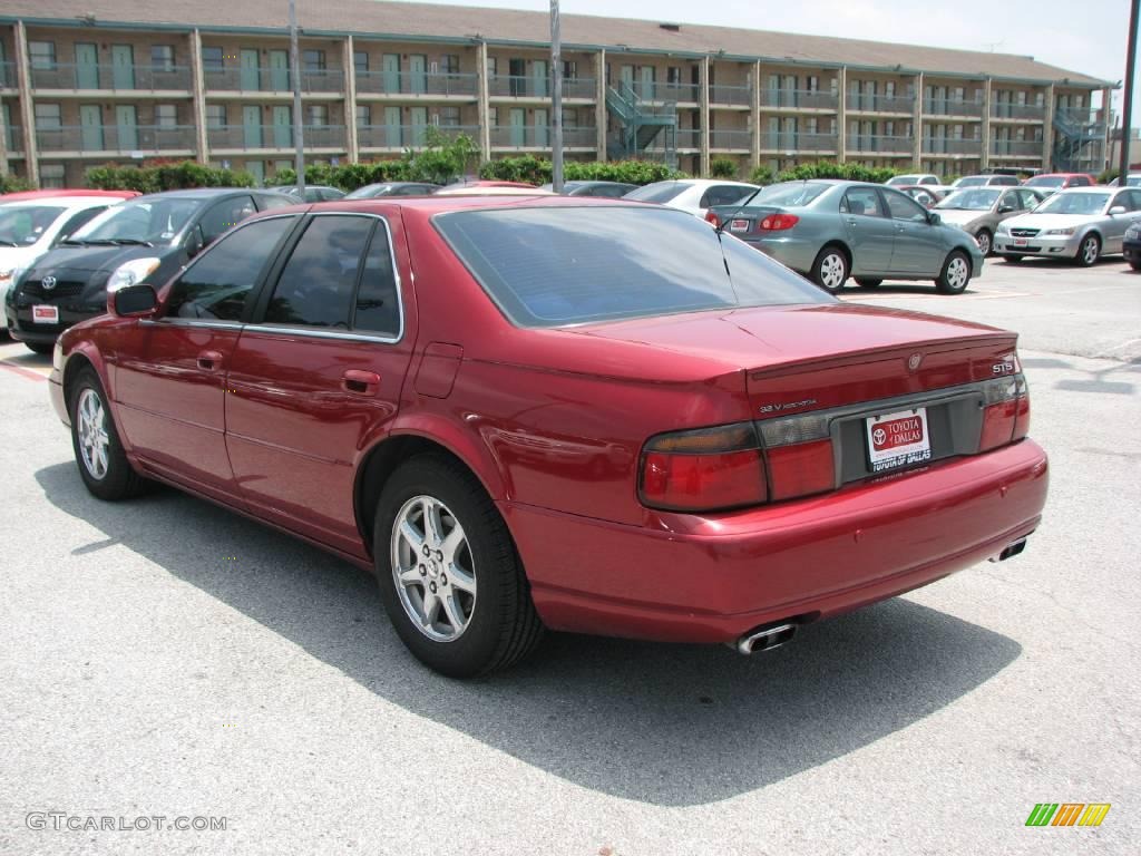 2001 Seville STS - Crimson Red / Shale photo #8