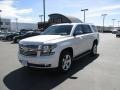 2015 White Diamond Tricoat Chevrolet Tahoe LTZ 4WD  photo #2