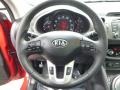 Black 2012 Kia Sportage EX AWD Steering Wheel