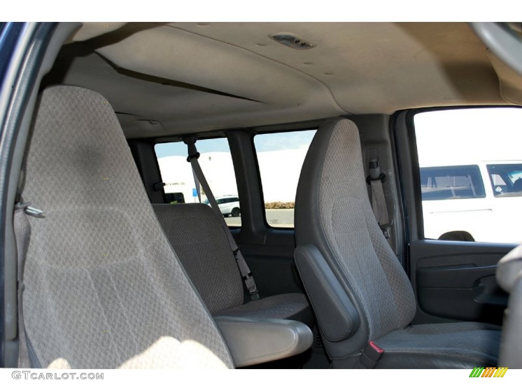 2011 Express LT 3500 Extended Passenger Van - Dark Blue Metallic / Medium Pewter photo #10