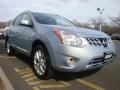 2011 Frosted Steel Metallic Nissan Rogue SV AWD  photo #3