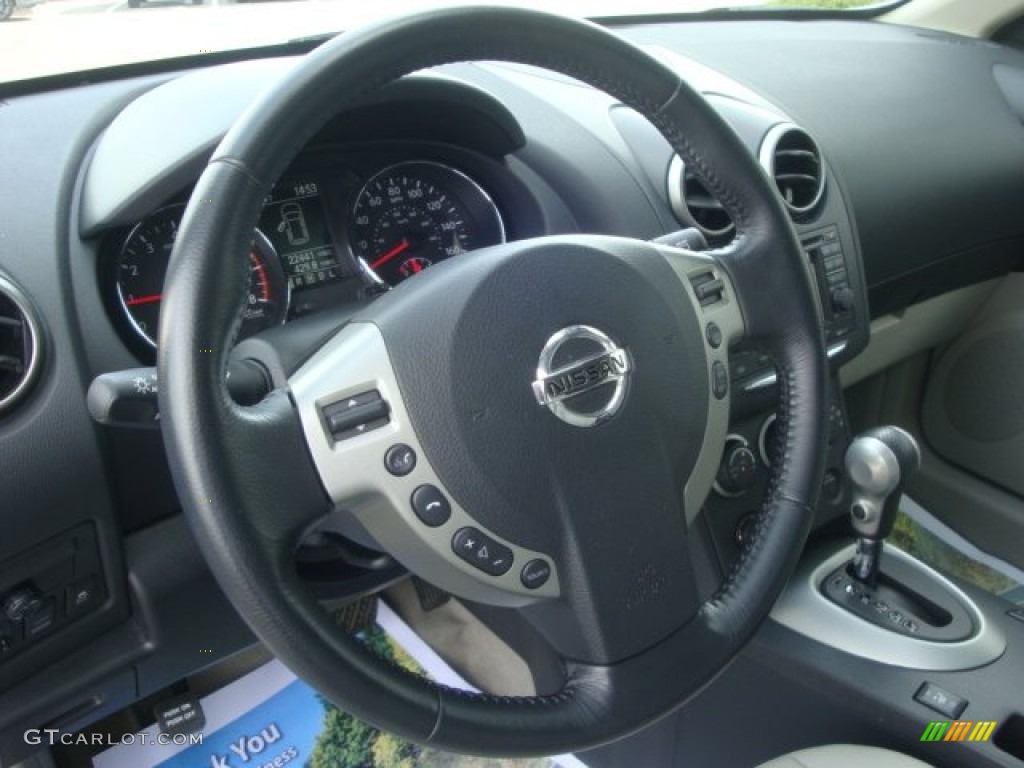 2011 Rogue SV AWD - Frosted Steel Metallic / Gray photo #20