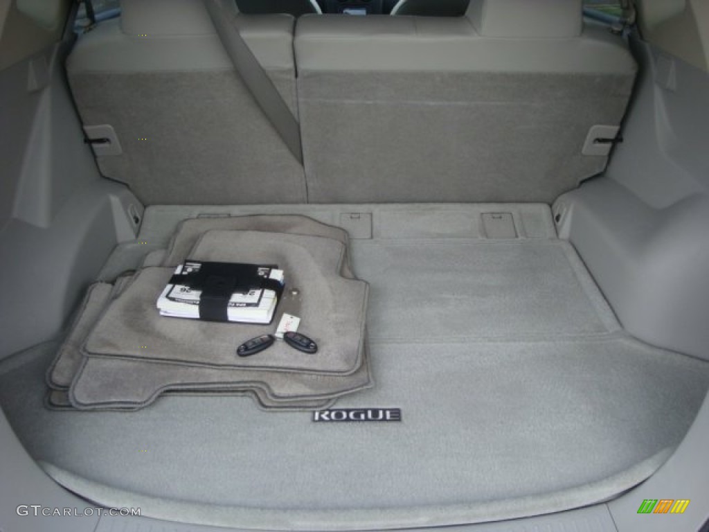 2011 Rogue SV AWD - Frosted Steel Metallic / Gray photo #26