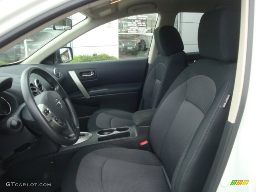 2011 Rogue SV AWD - Pearl White / Black photo #13