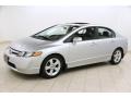 Alabaster Silver Metallic 2008 Honda Civic EX-L Sedan Exterior