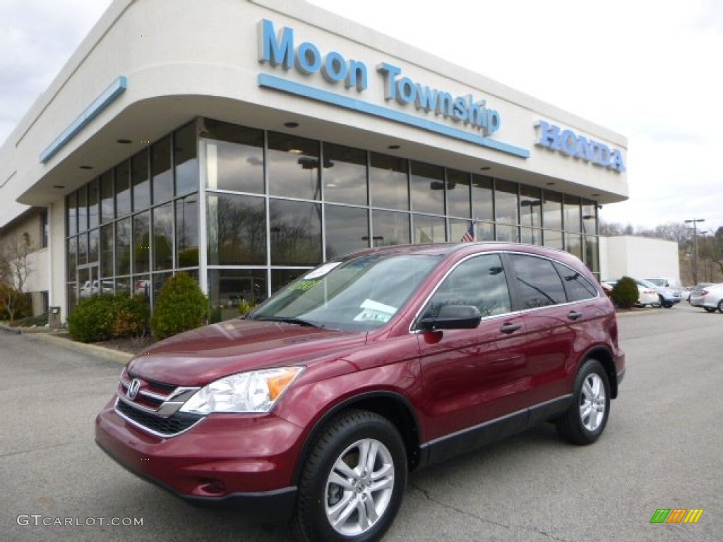 2011 CR-V EX 4WD - Tango Red Pearl / Gray photo #1