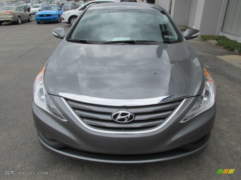 2014 Sonata GLS - Harbor Gray Metallic / Gray photo #4