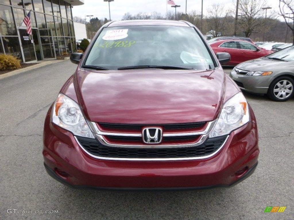 2011 CR-V EX 4WD - Tango Red Pearl / Gray photo #8