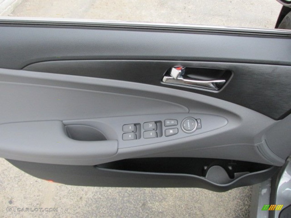 2014 Sonata GLS - Harbor Gray Metallic / Gray photo #11
