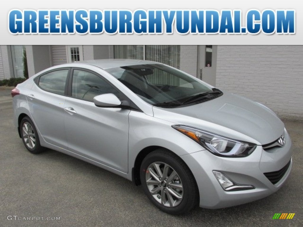 Silver Hyundai Elantra