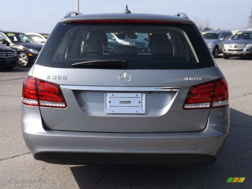 2014 E 350 4Matic Wagon - Paladium Silver Metallic / Silk Beige/Espresso Brown photo #4