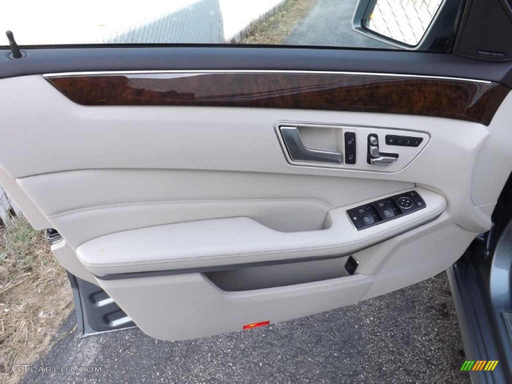 2014 E 350 4Matic Wagon - Paladium Silver Metallic / Silk Beige/Espresso Brown photo #14