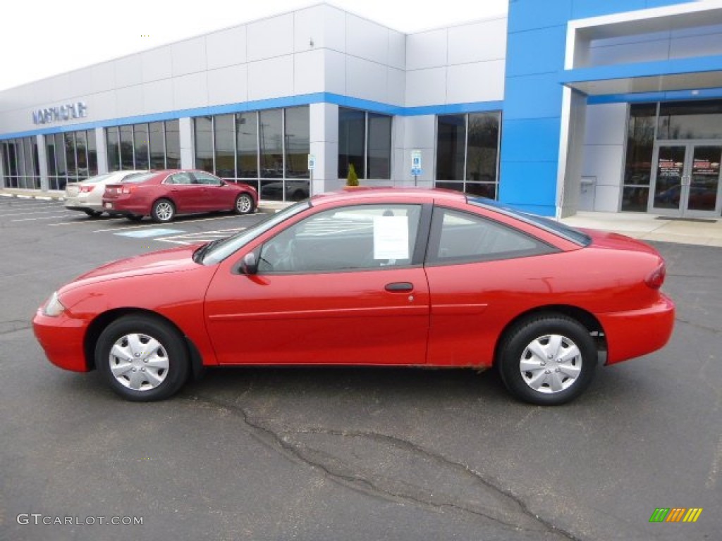 2003 Cavalier Coupe - Victory Red / Graphite Gray photo #2