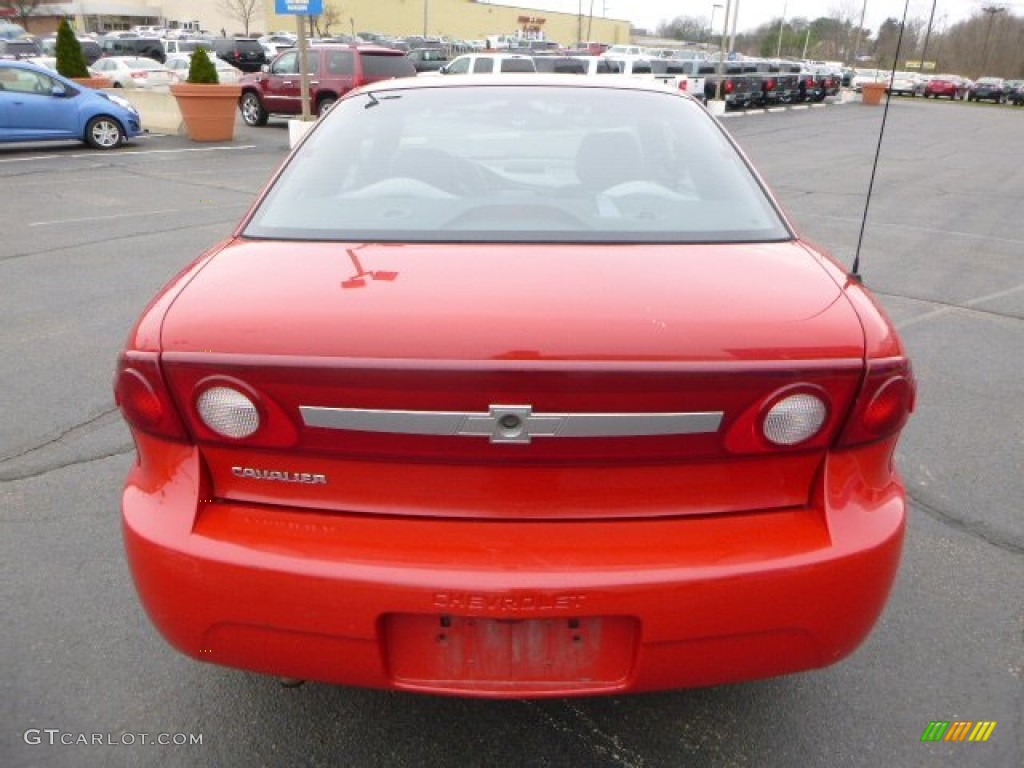 2003 Cavalier Coupe - Victory Red / Graphite Gray photo #4
