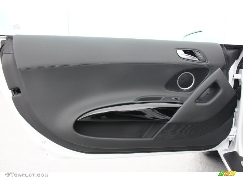 2014 Audi R8 Coupe V8 Black Door Panel Photo #92514063