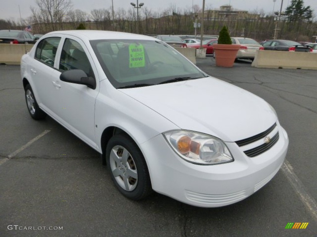 2007 Cobalt LS Sedan - Summit White / Gray photo #7