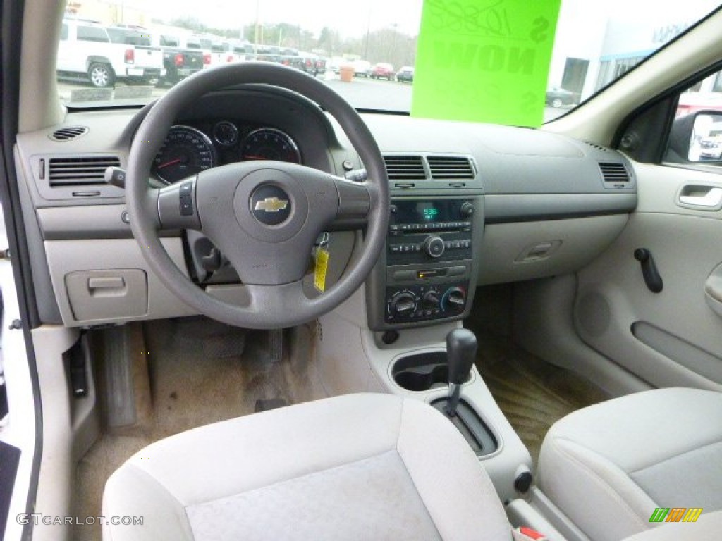 2007 Cobalt LS Sedan - Summit White / Gray photo #12