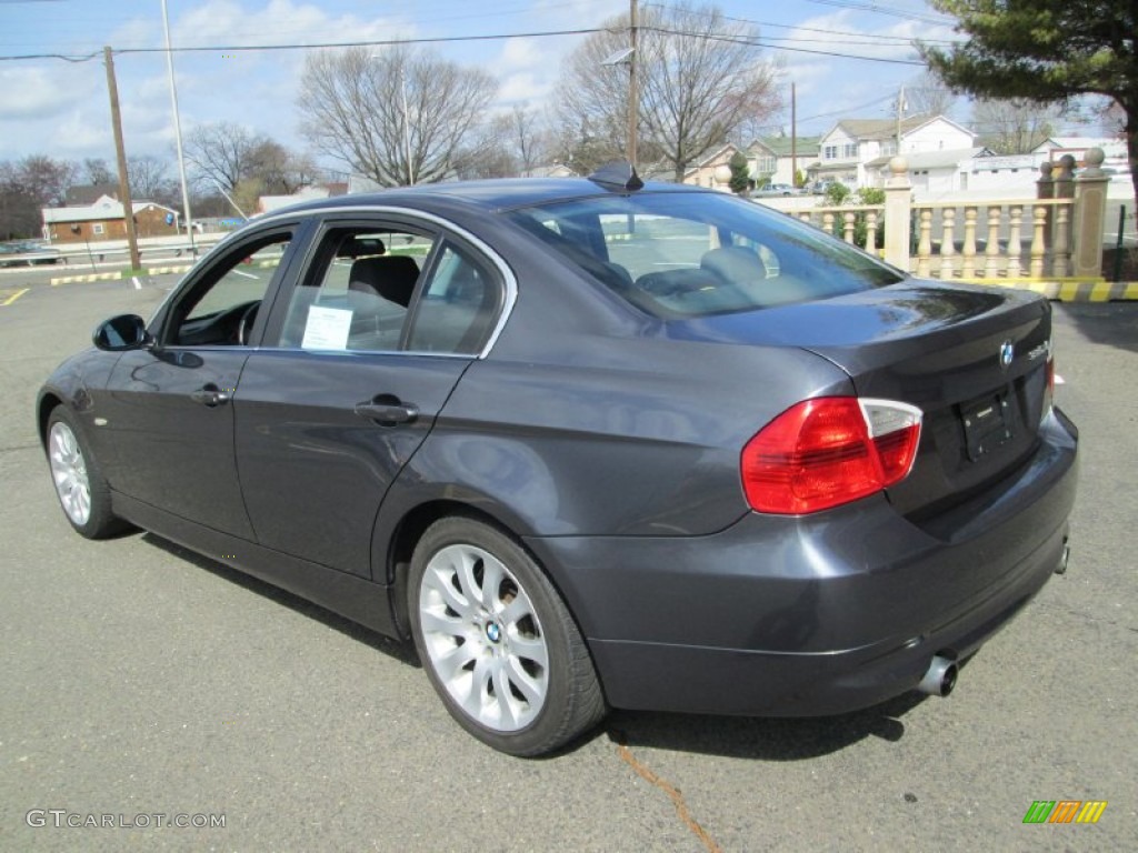 2007 3 Series 335xi Sedan - Sparkling Graphite Metallic / Grey photo #5