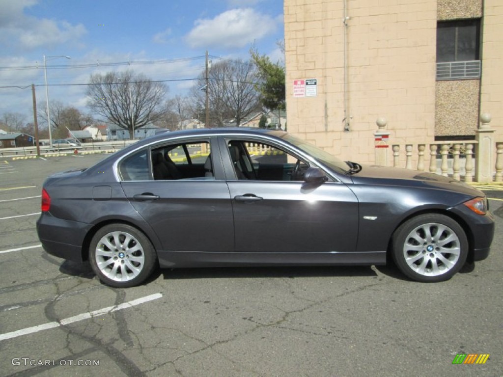 2007 3 Series 335xi Sedan - Sparkling Graphite Metallic / Grey photo #9