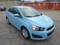 2014 Cool Blue Chevrolet Sonic LT Sedan  photo #2