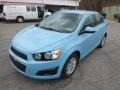 2014 Cool Blue Chevrolet Sonic LT Sedan  photo #4