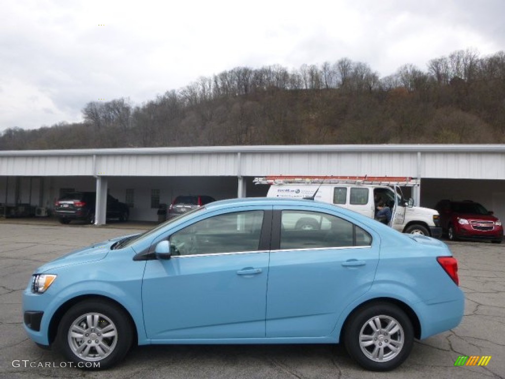 2014 Sonic LT Sedan - Cool Blue / Dark Pewter/Dark Titanium photo #5