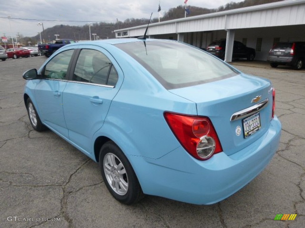 2014 Sonic LT Sedan - Cool Blue / Dark Pewter/Dark Titanium photo #6