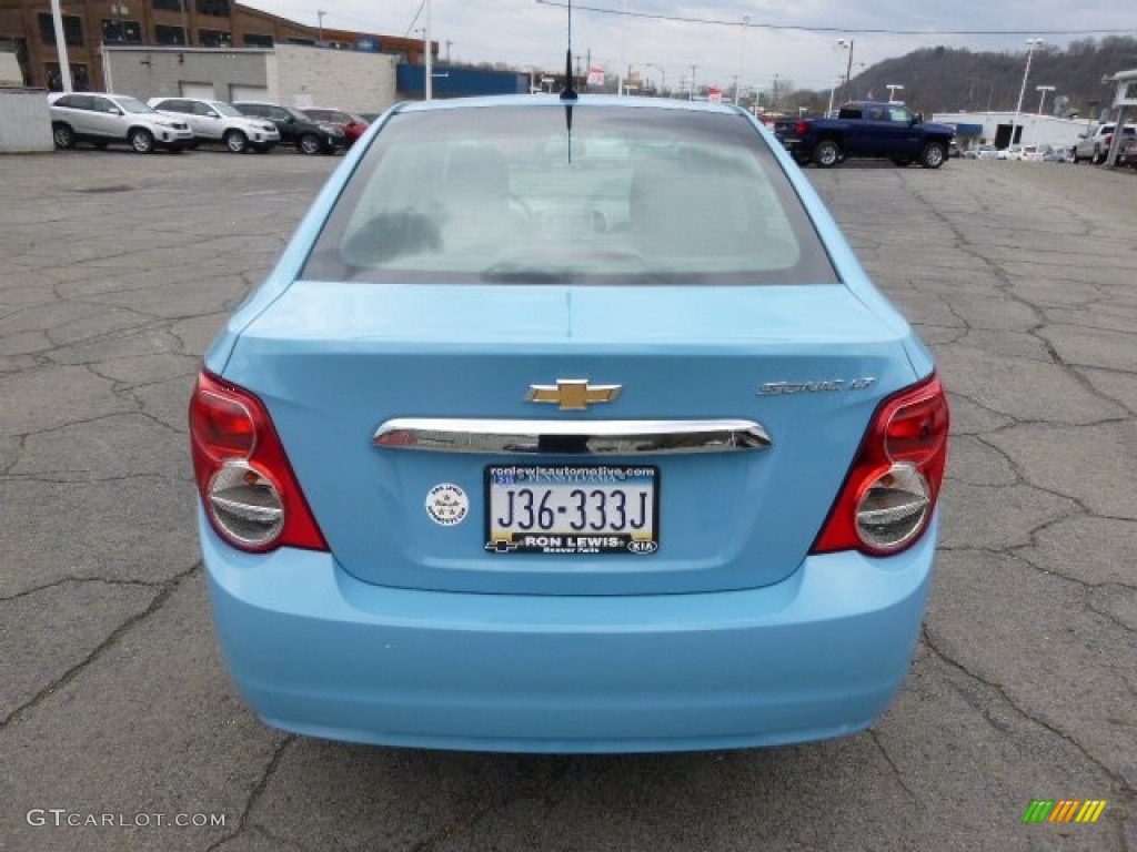 2014 Sonic LT Sedan - Cool Blue / Dark Pewter/Dark Titanium photo #7