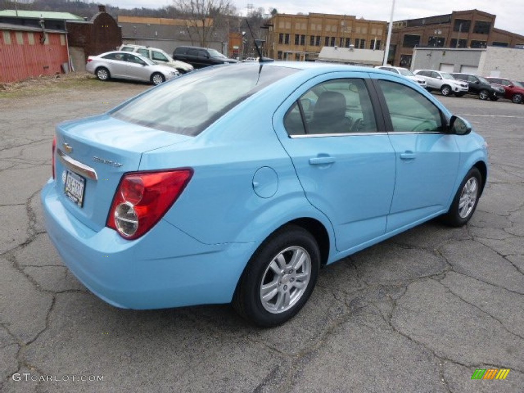 2014 Sonic LT Sedan - Cool Blue / Dark Pewter/Dark Titanium photo #8