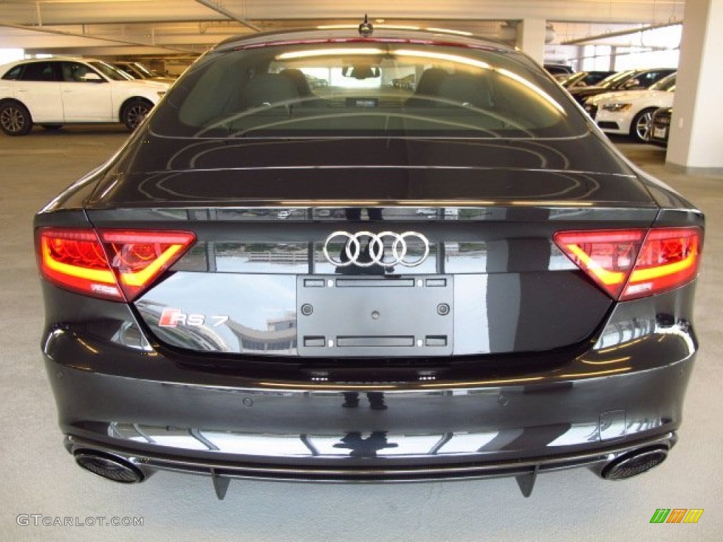 Phantom Black Pearl 2014 Audi RS 7 4.0 TFSI quattro Exterior Photo #92515701