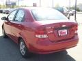 2005 Sport Red Metallic Chevrolet Aveo LS Sedan  photo #3