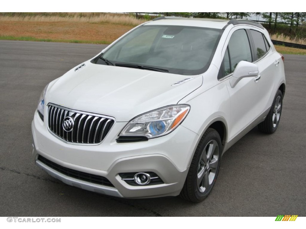 White Pearl Tricoat 2014 Buick Encore Convenience Exterior Photo #92516694