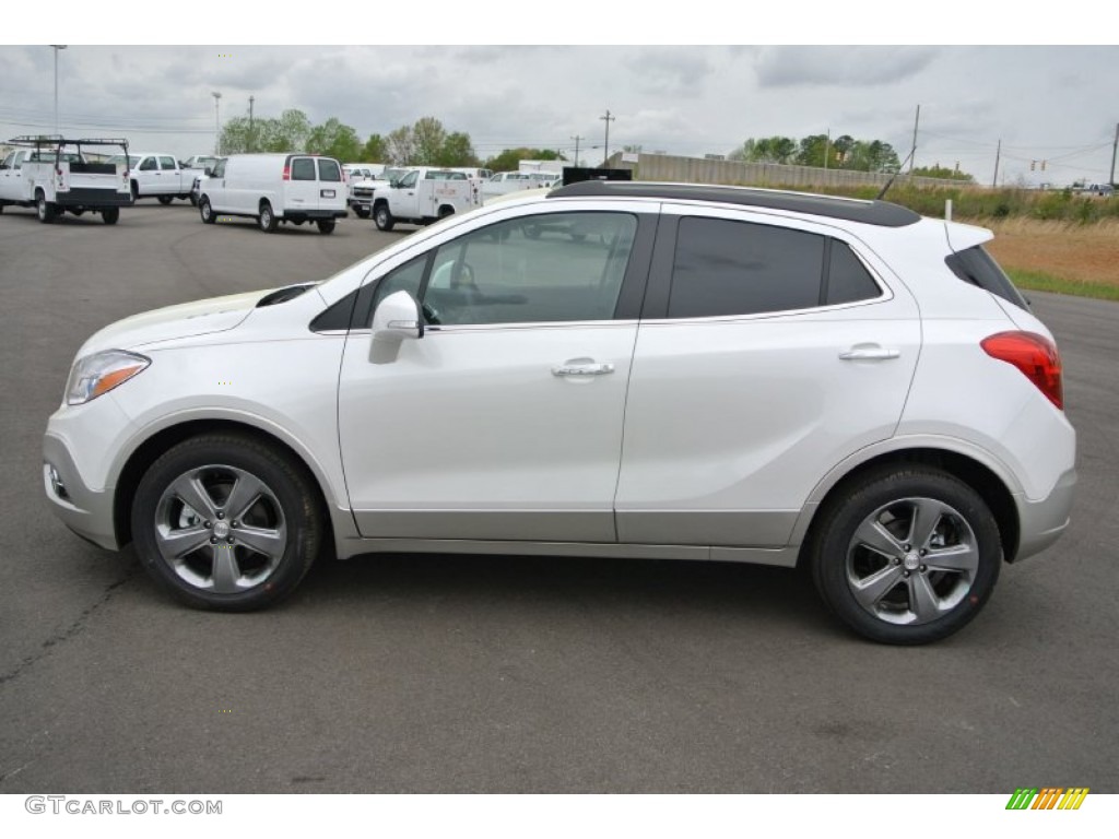 White Pearl Tricoat 2014 Buick Encore Convenience Exterior Photo #92516727