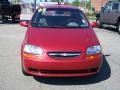 2005 Sport Red Metallic Chevrolet Aveo LS Sedan  photo #9