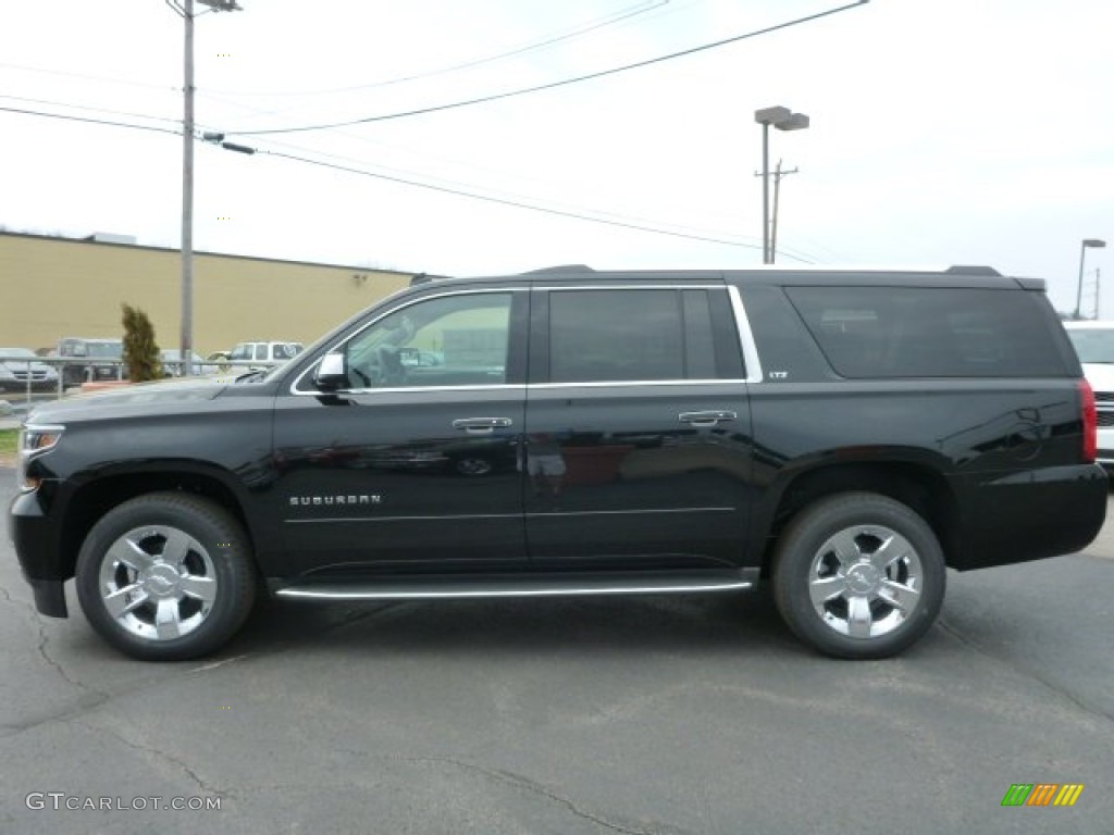 Black 2015 Chevrolet Suburban LTZ 4WD Exterior Photo #92516886