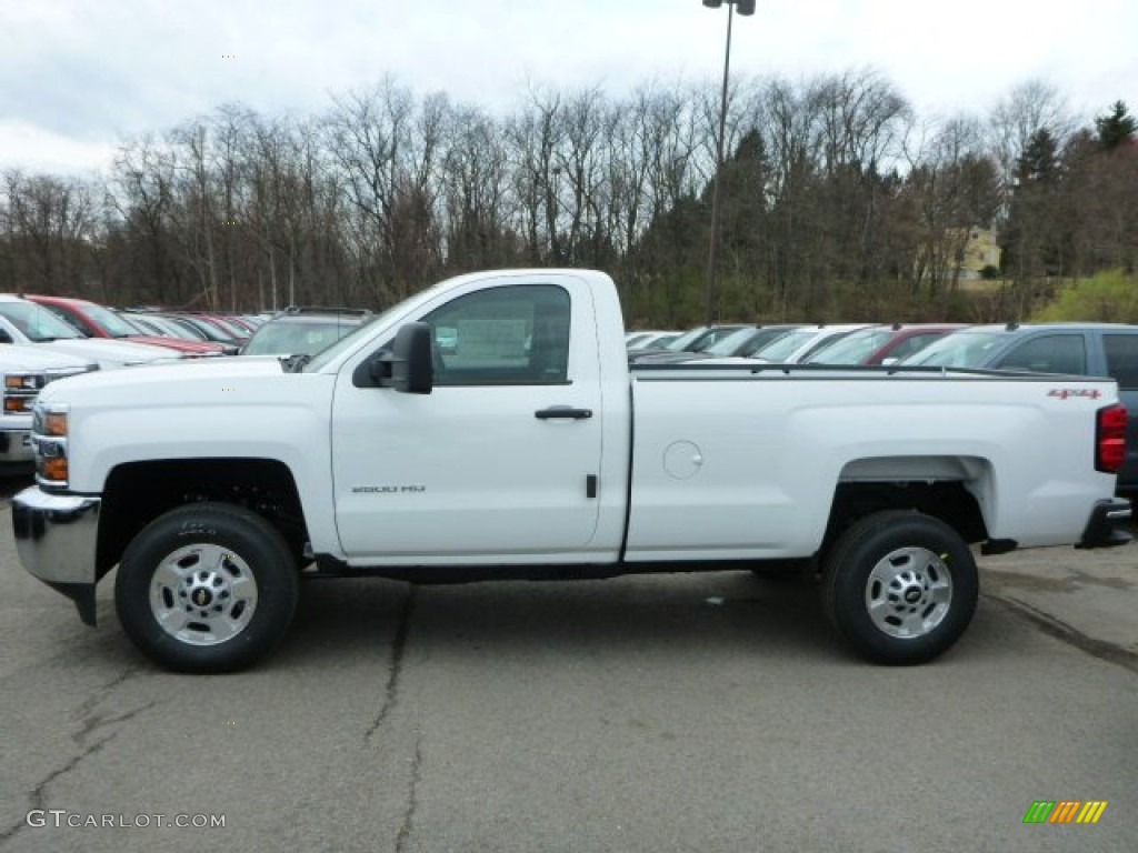 Summit White 2015 Chevrolet Silverado 2500HD WT Regular Cab 4x4 Exterior Photo #92517336