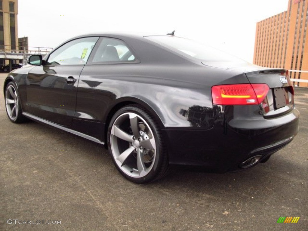 2014 RS 5 Coupe quattro - Phantom Black Pearl / Black/Rock Gray photo #4
