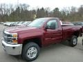 Deep Ruby Metallic - Silverado 2500HD WT Regular Cab 4x4 Photo No. 1