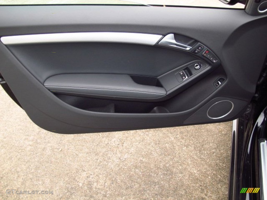 2014 RS 5 Coupe quattro - Phantom Black Pearl / Black/Rock Gray photo #9
