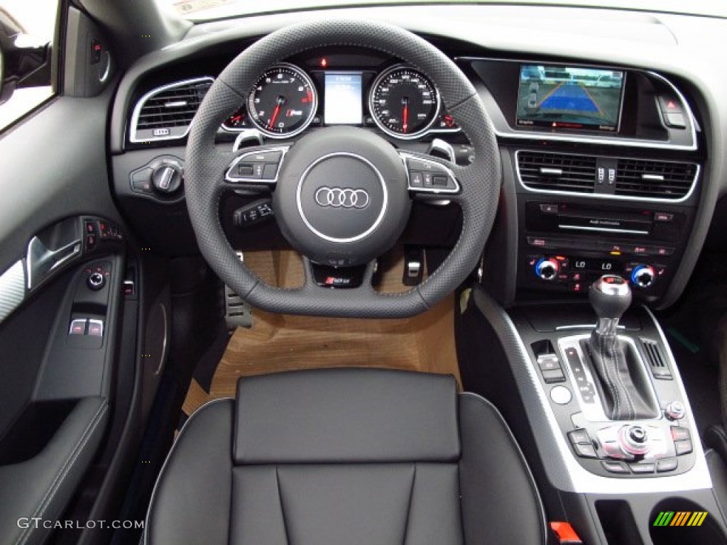 2014 Audi RS 5 Coupe quattro Black/Rock Gray Dashboard Photo #92517792