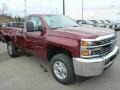 Deep Ruby Metallic 2015 Chevrolet Silverado 2500HD WT Regular Cab 4x4 Exterior
