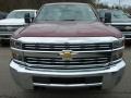 Deep Ruby Metallic - Silverado 2500HD WT Regular Cab 4x4 Photo No. 9