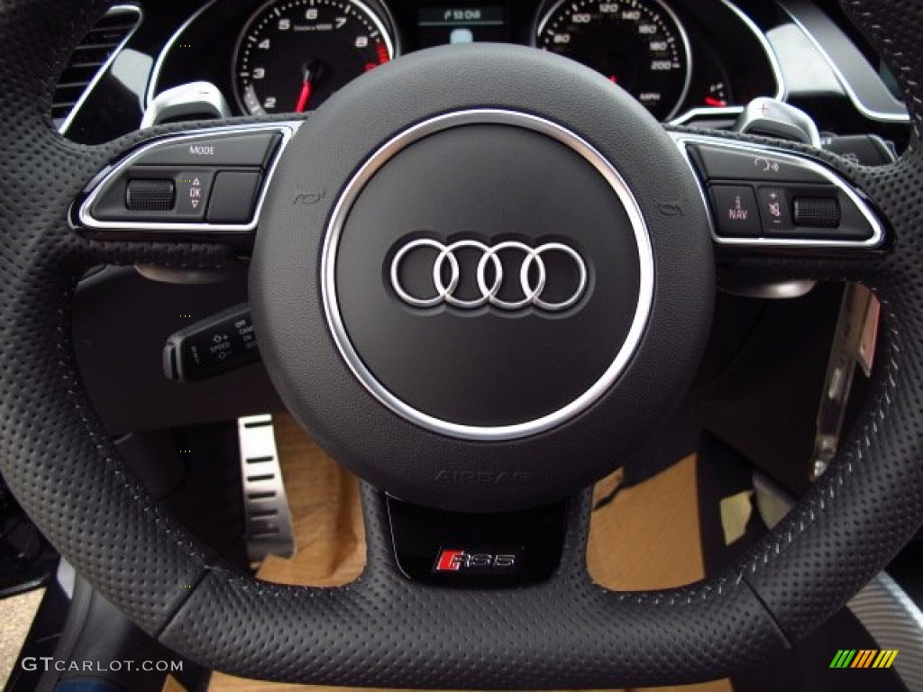 2014 RS 5 Coupe quattro - Phantom Black Pearl / Black/Rock Gray photo #17