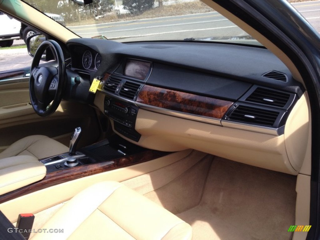 2007 X5 3.0si - Mineral Green Metallic / Sand Beige photo #10