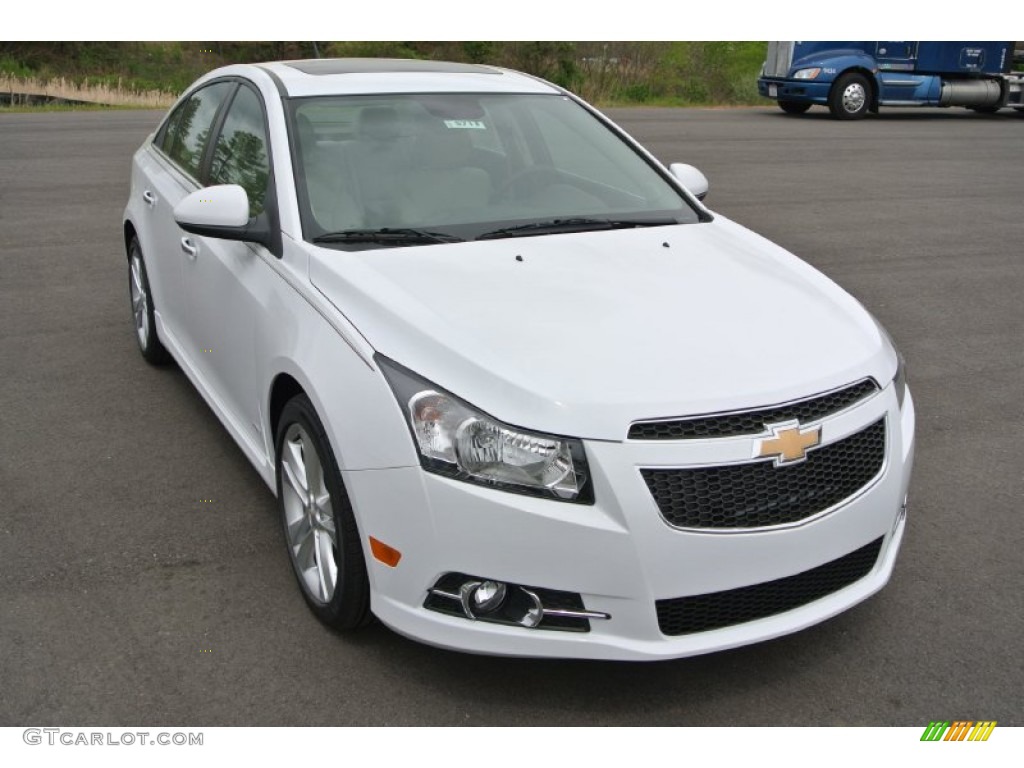 2014 Cruze LTZ - Summit White / Cocoa/Light Neutral photo #1