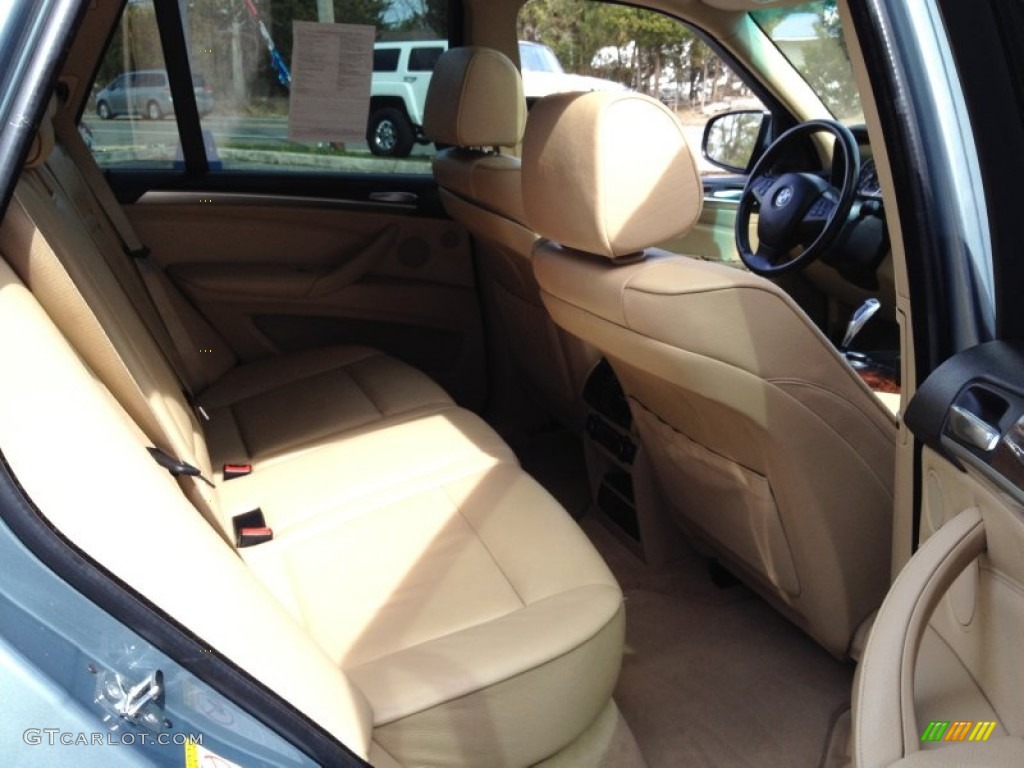 2007 X5 3.0si - Mineral Green Metallic / Sand Beige photo #13