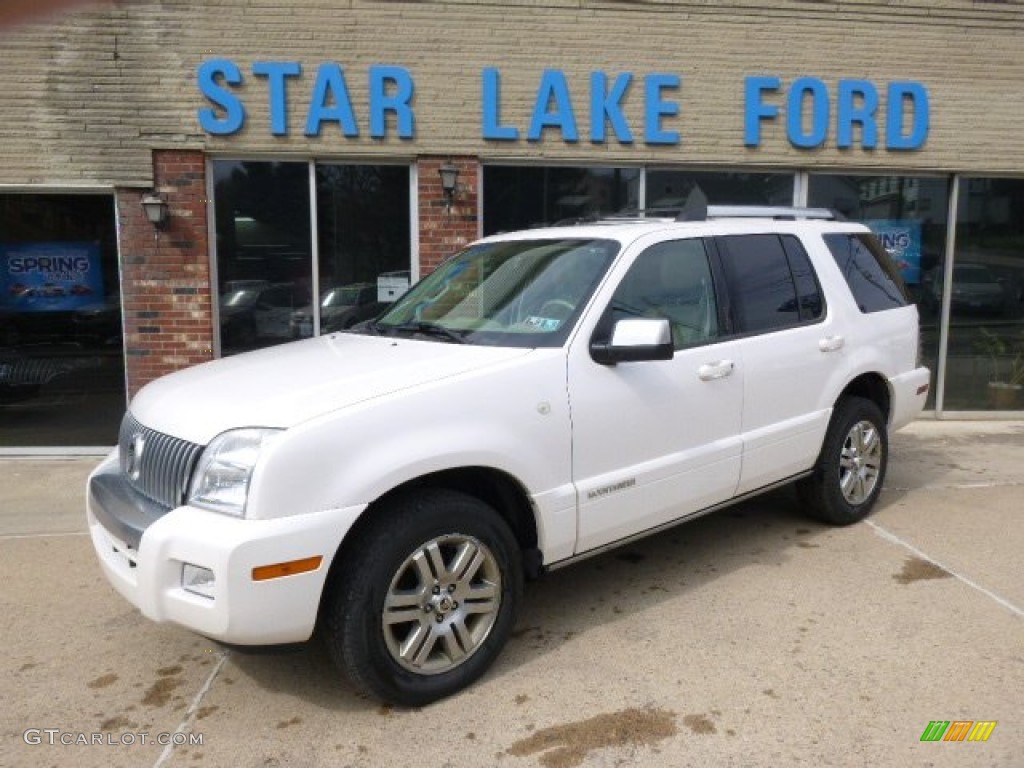 White Suede Mercury Mountaineer