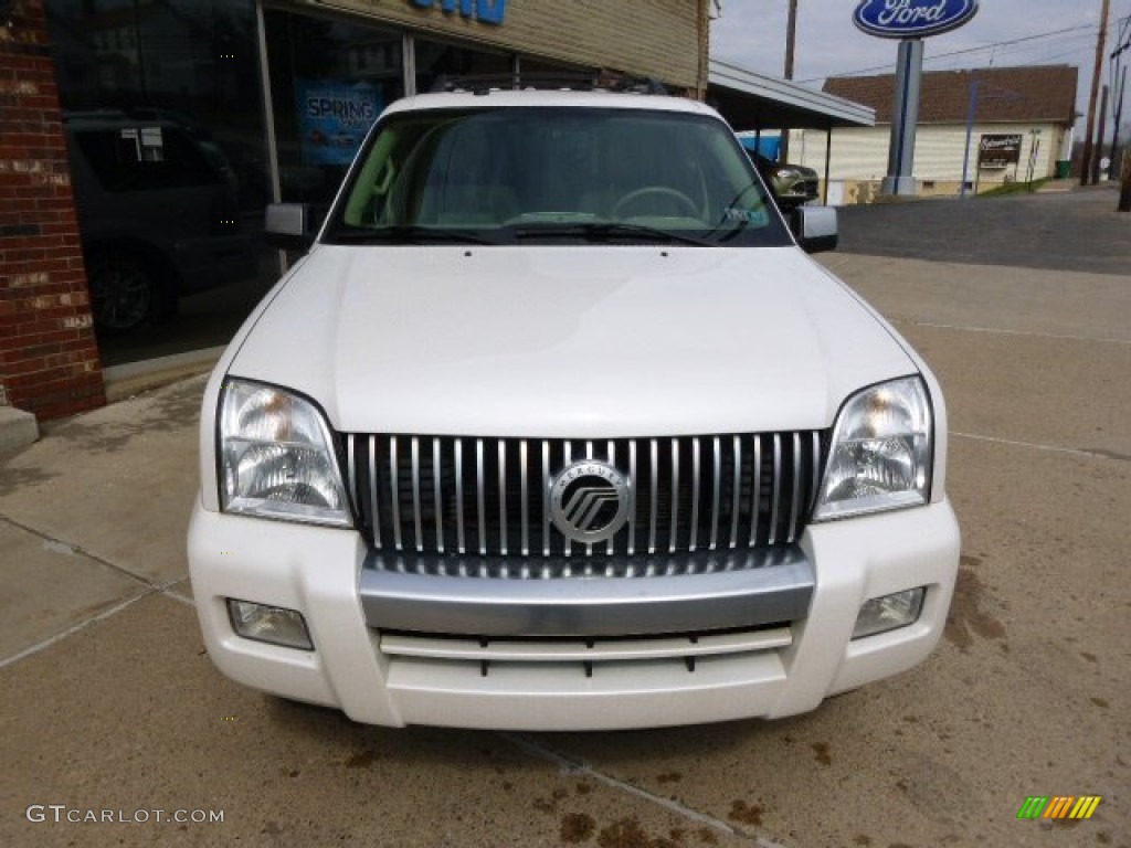 2010 Mountaineer V6 Premier AWD - White Suede / Camel photo #2