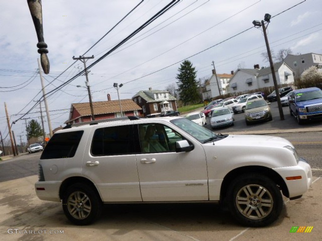 2010 Mountaineer V6 Premier AWD - White Suede / Camel photo #4