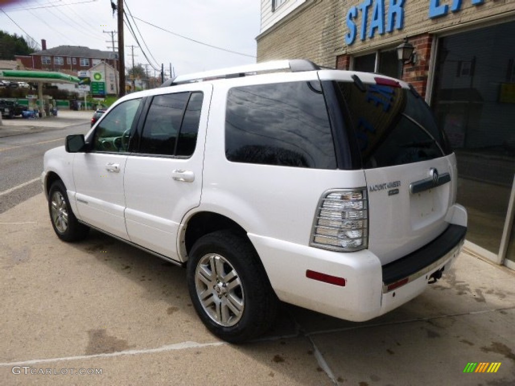 2010 Mountaineer V6 Premier AWD - White Suede / Camel photo #6